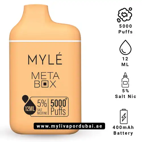 Myle Meta Box Malaysian Mango 20MG Disposable Device