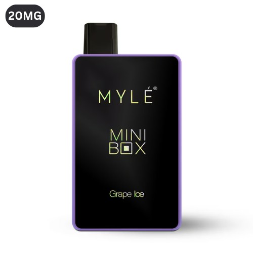 Myle Mini Box Grape Mint Disposable Device