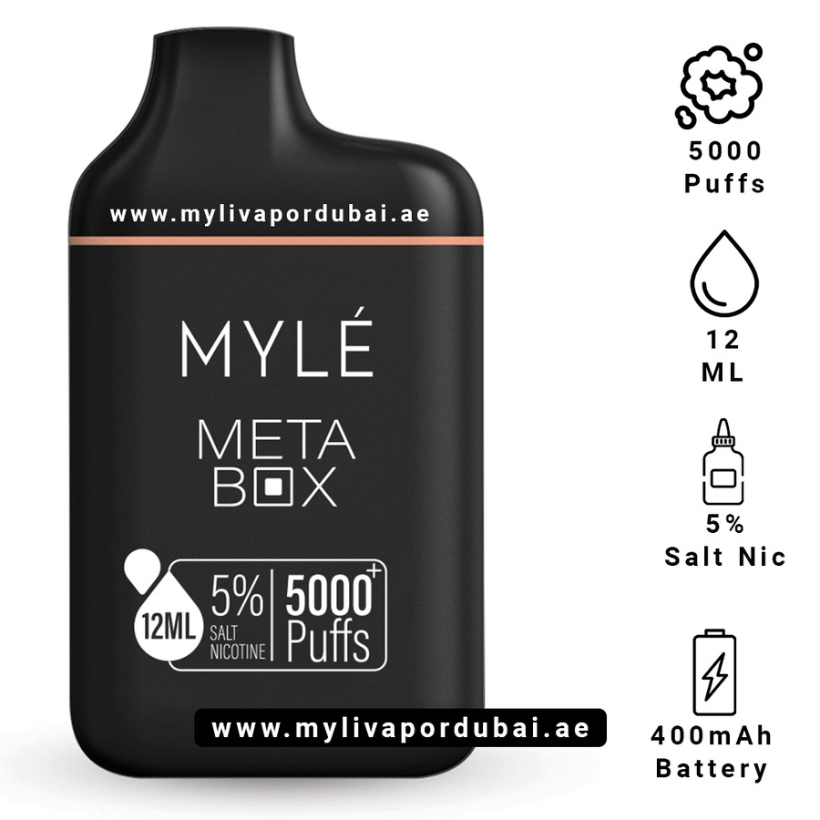 Myle Meta Box Peach Mango Watermelon Disposable Device